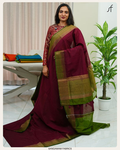 SEMI JUTE BANARASI SAREE