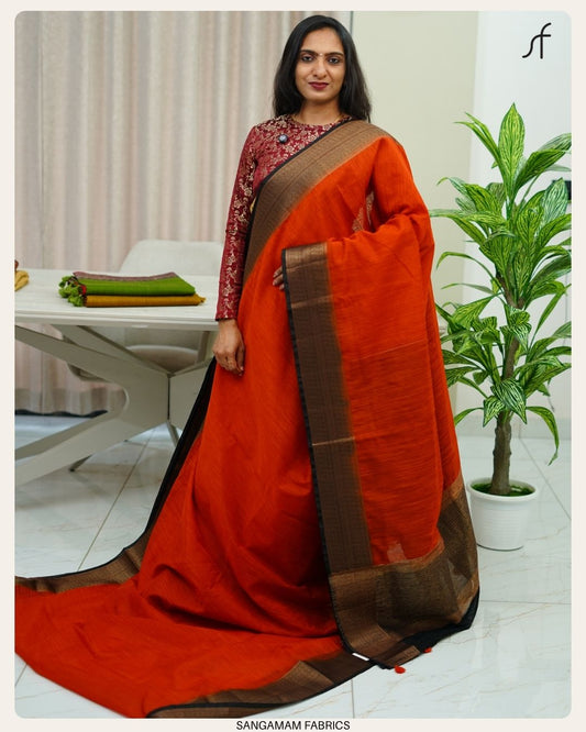 SEMI JUTE BANARASI SAREE