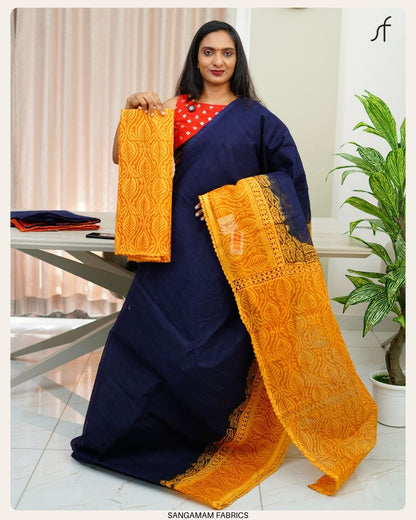 CROCHET DETAILED SAREE