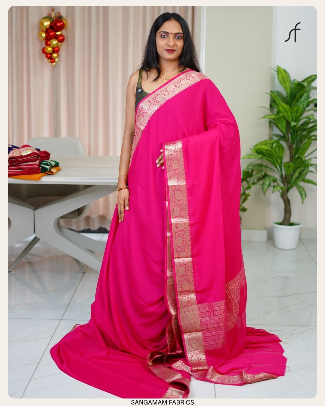 SEMI BANARASI SAREE