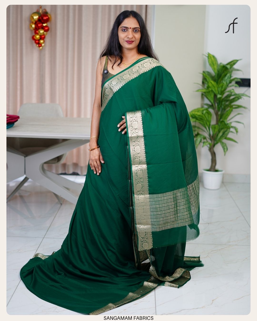 SEMI BANARASI SAREE