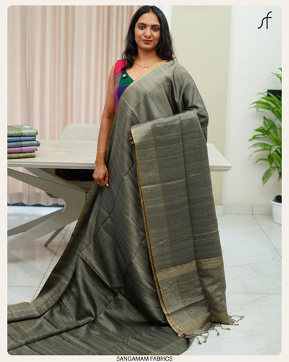 GHICHA TUSSAR SAREE