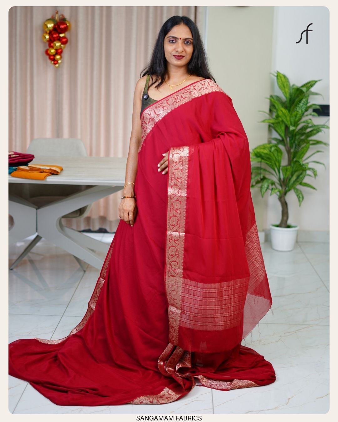 SEMI BANARASI SAREE