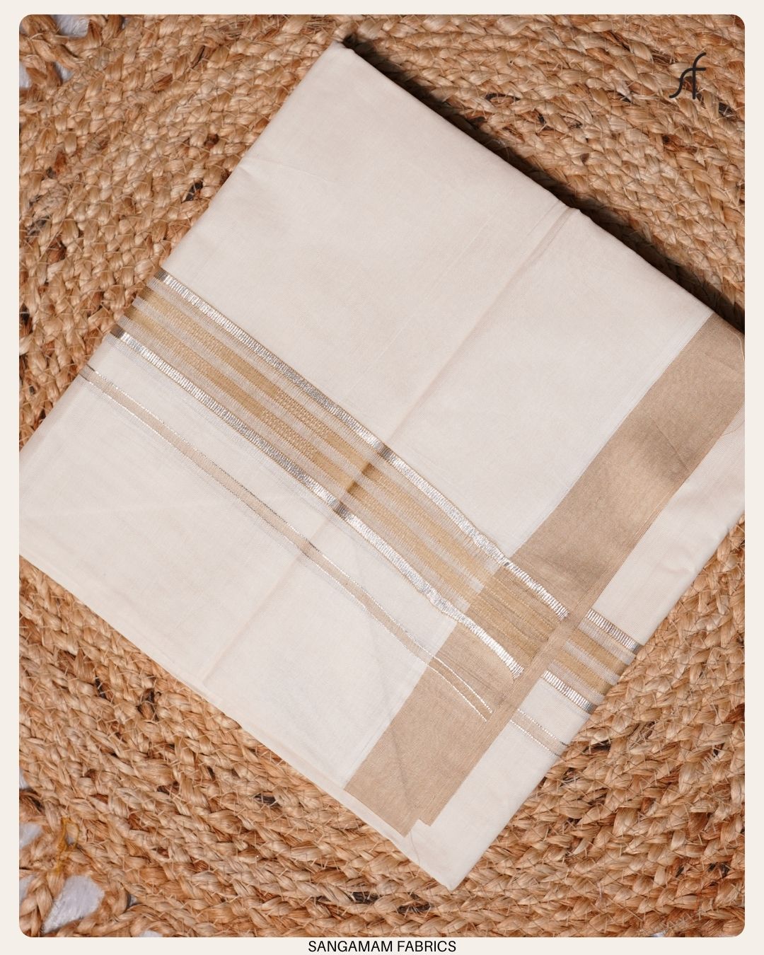 SILVER STRIPE COTTON MUNDU