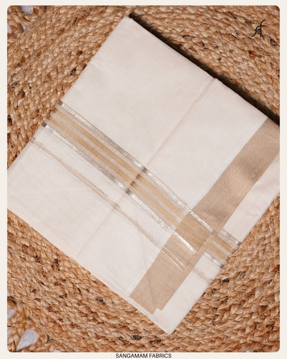 SILVER STRIPE COTTON MUNDU