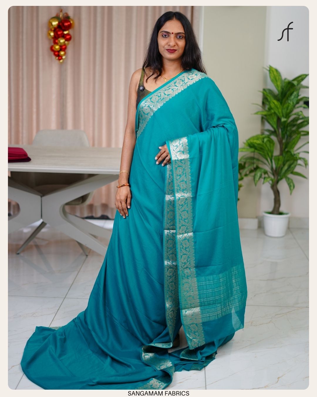 SEMI BANARASI SAREE