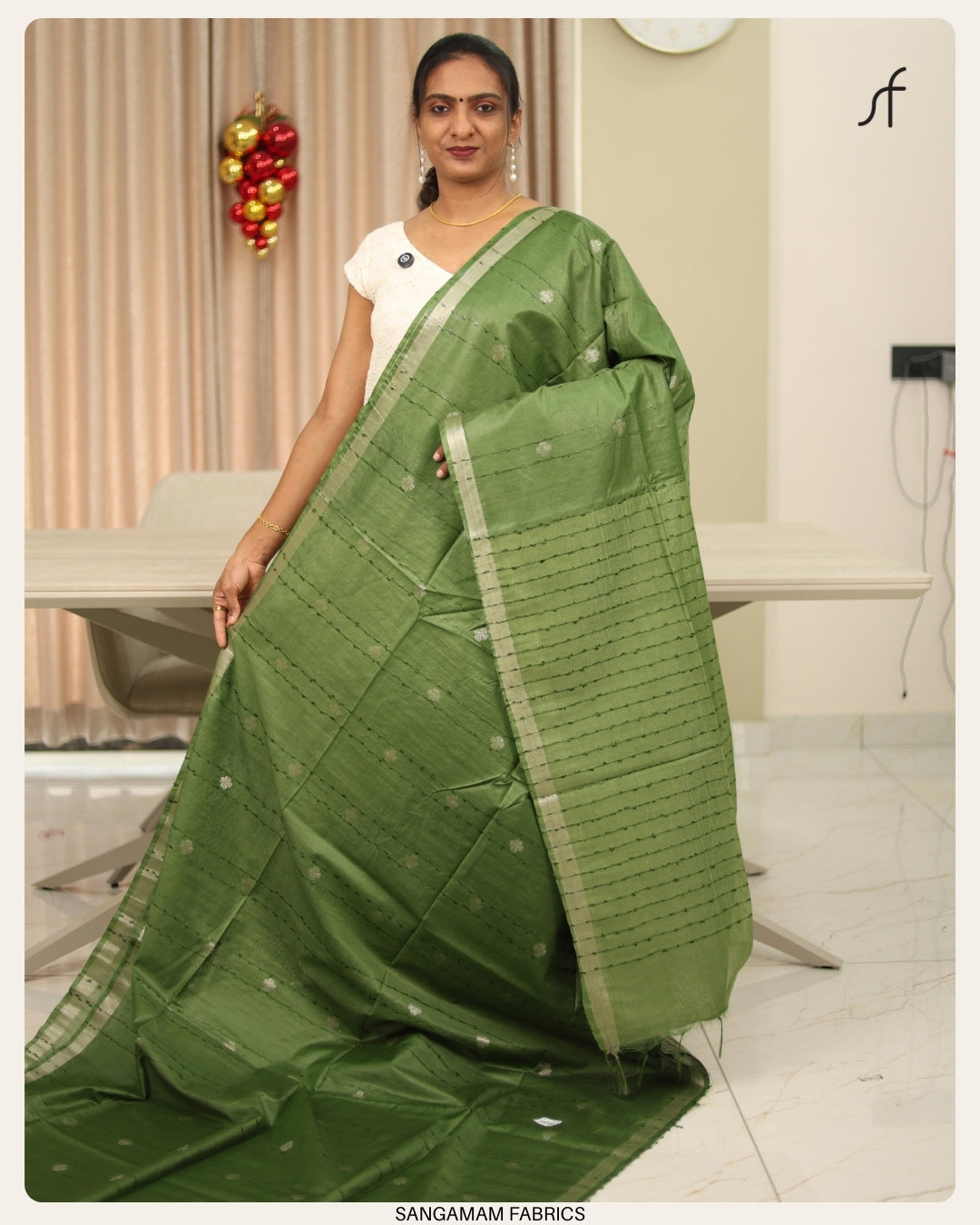 SEMI TUSSAR SILK SAREE