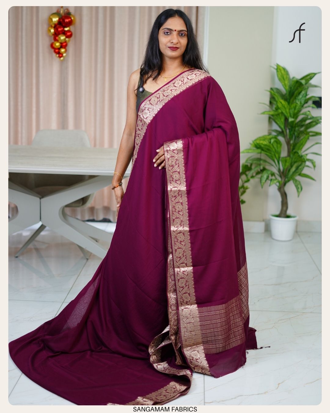 SEMI BANARASI SAREE