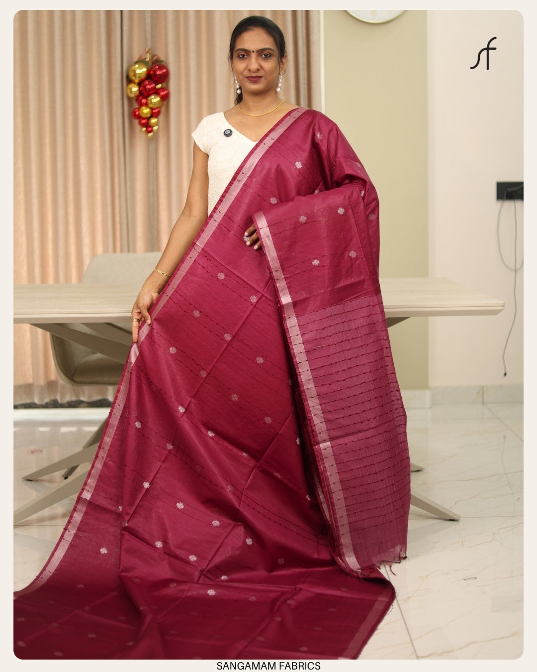 SEMI TUSSAR SILK SAREE