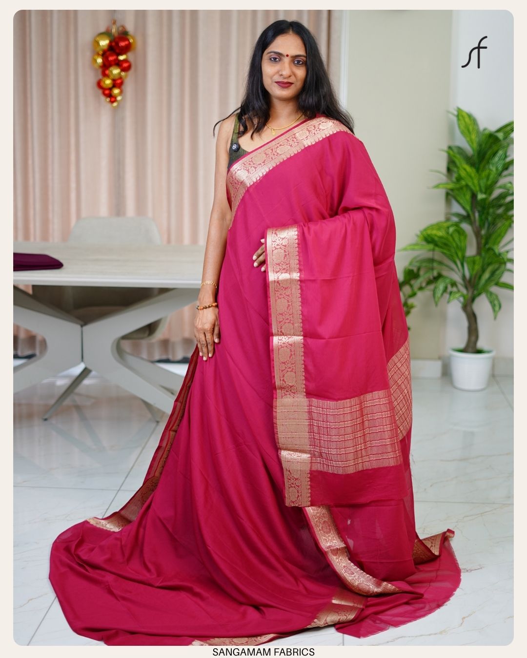 SEMI BANARASI SAREE