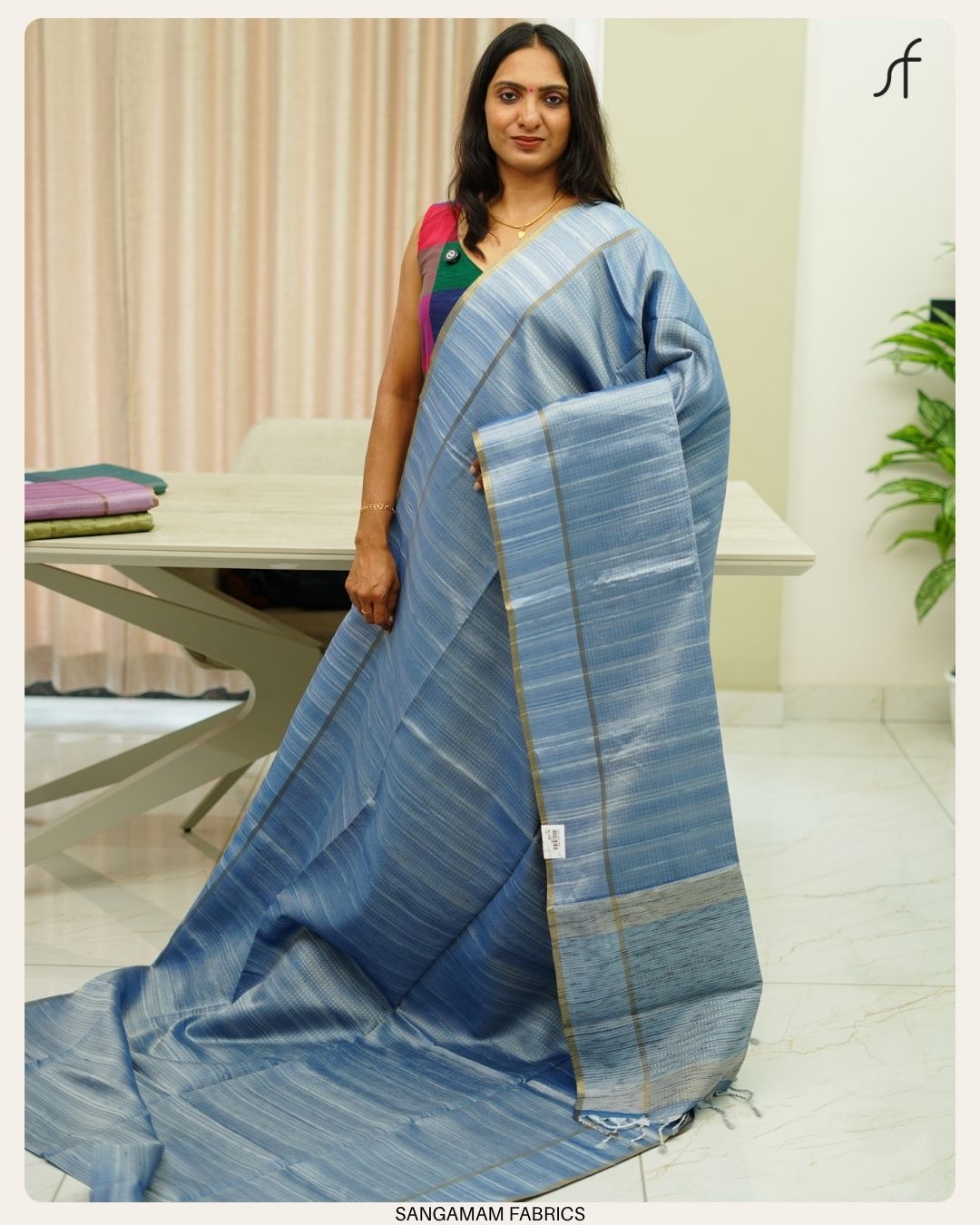 GHICHA TUSSAR SAREE
