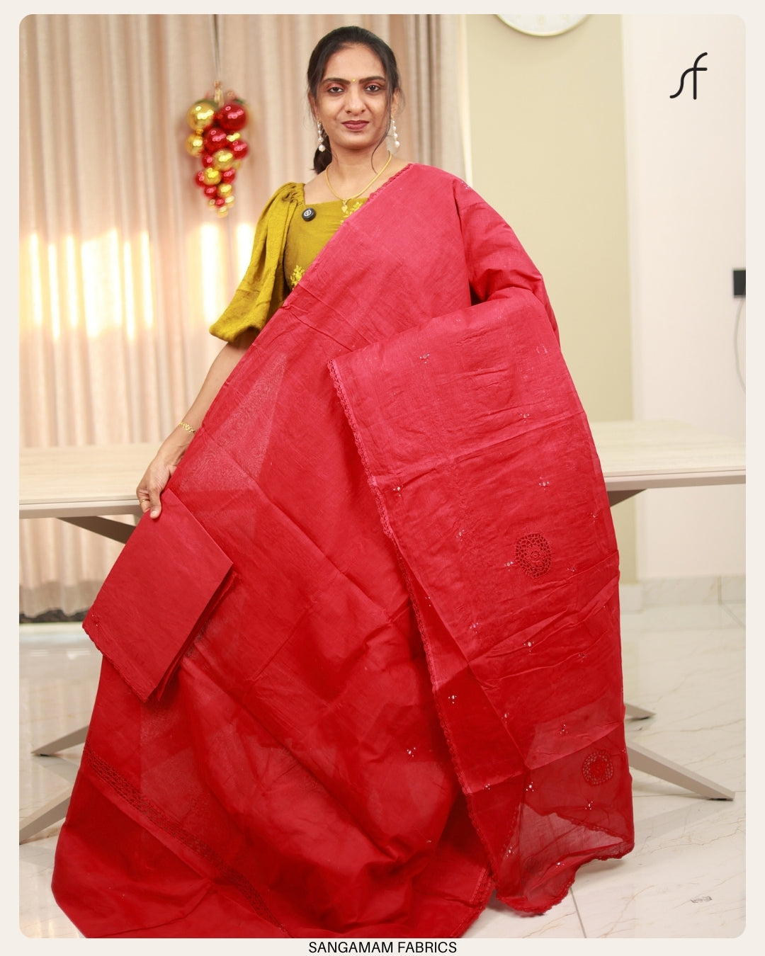 CHROCHET DETAILED SAREE