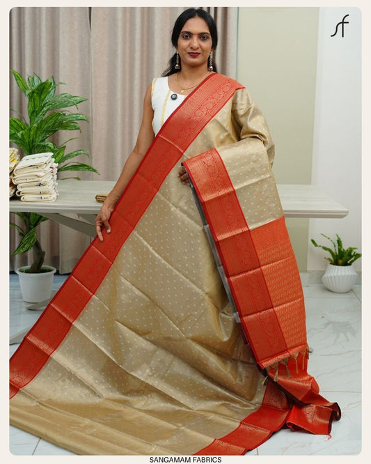 SEMI TISSUE SILK SAREE