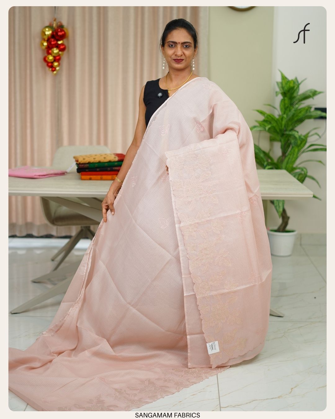 NET COTTA SAREE