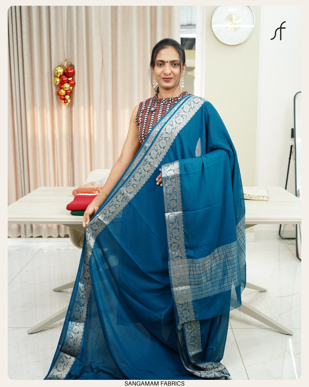 GEOGETTE BANARASI SAREE