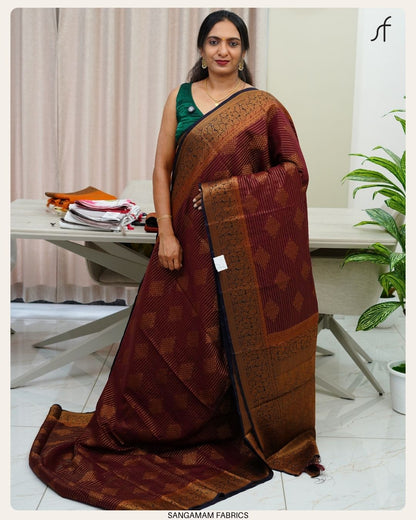 KOLAM DESIGN BANARASI SAREE