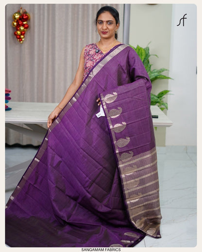SEMI TUSSAR SILK SAREE