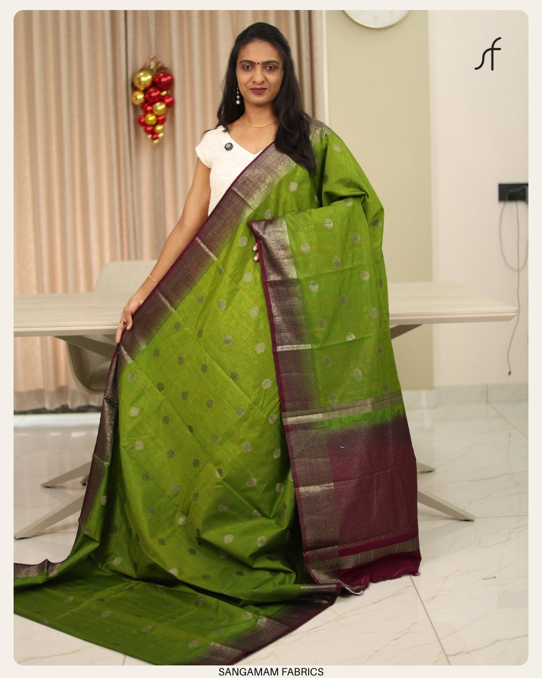 SEMI JUTE BANARASI SAREE
