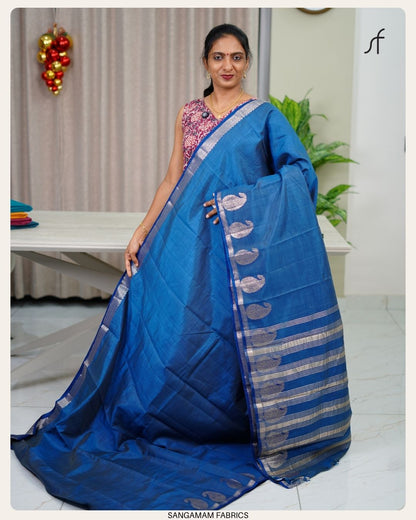 SEMI TUSSAR SILK SAREE