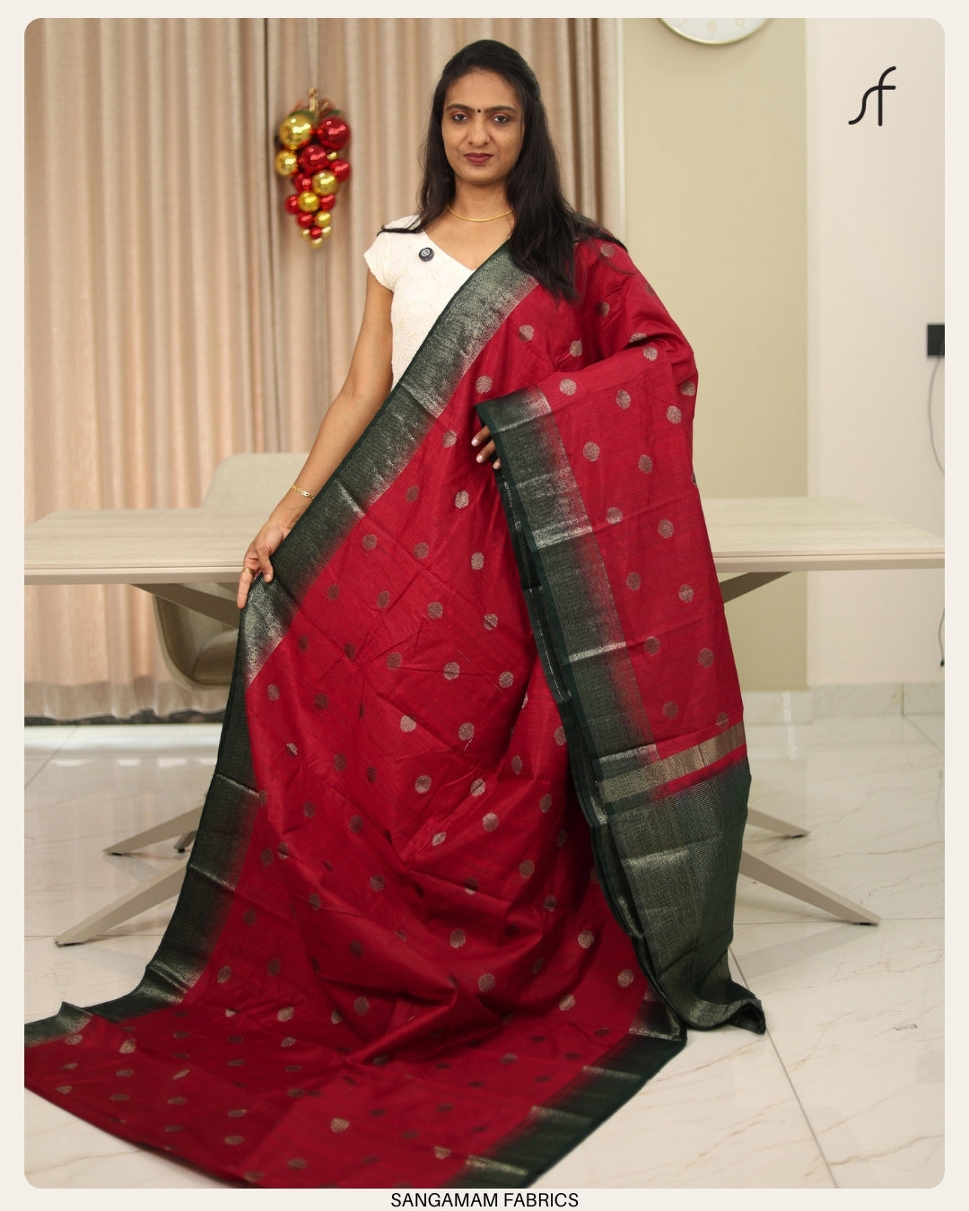 SEMI JUTE BANARASI SAREE