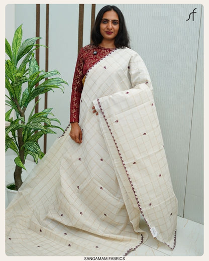 MULL CHANDERI SILK SAREE