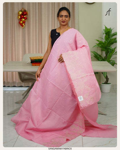 NET COTTA SAREE