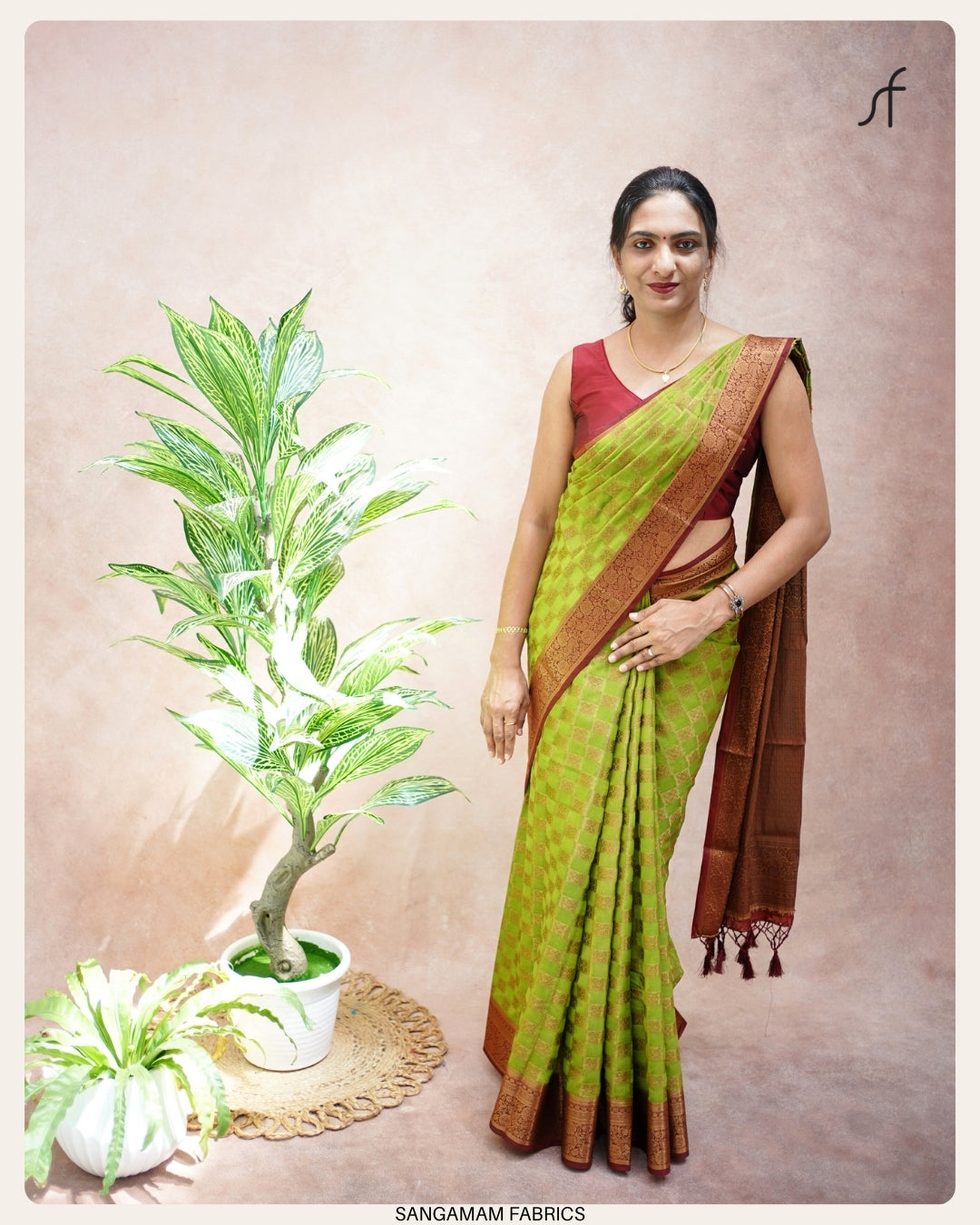 SEMI GEORGETTE BANARASI SAREE