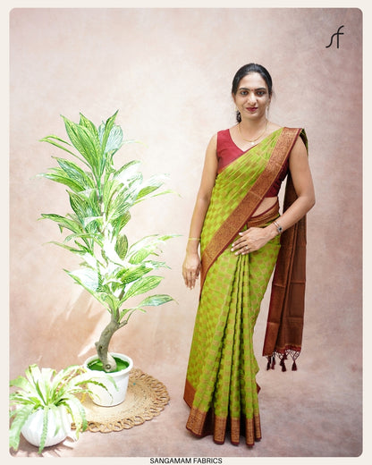 SEMI GEORGETTE BANARASI SAREE
