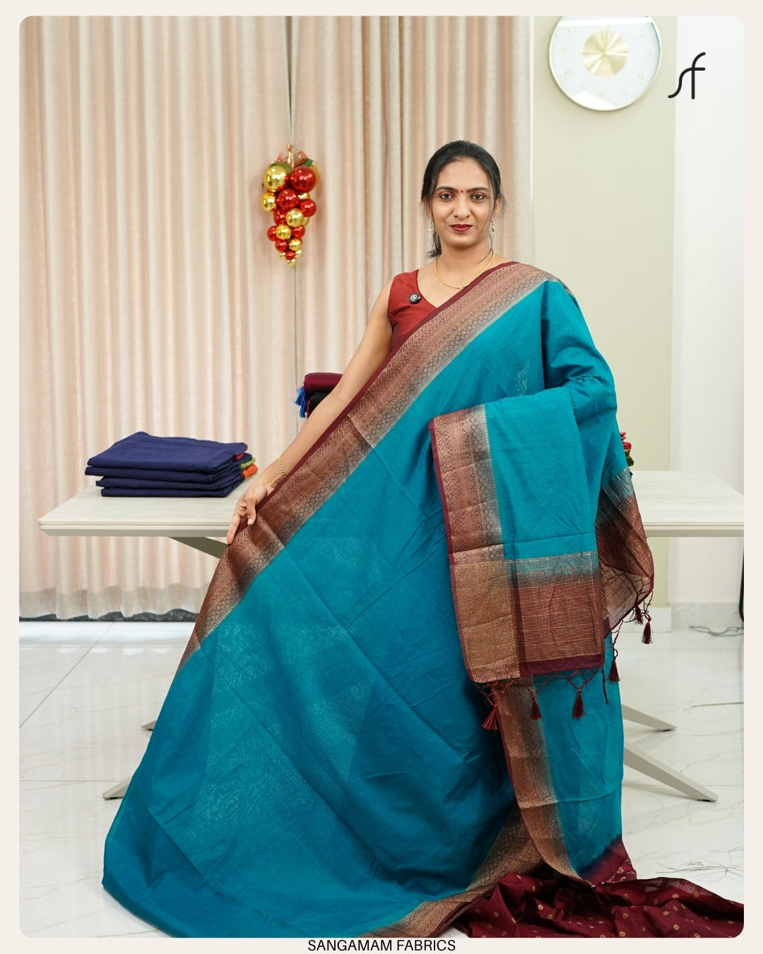 SEMI JUTE BANARASI SAREE