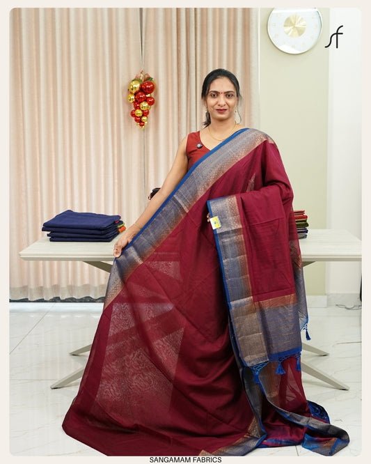 SEMI JUTE BANARASI SAREE