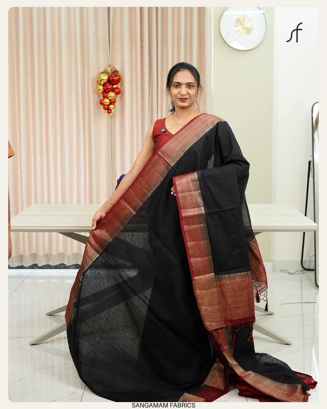 SEMI JUTE BANARASI SAREE