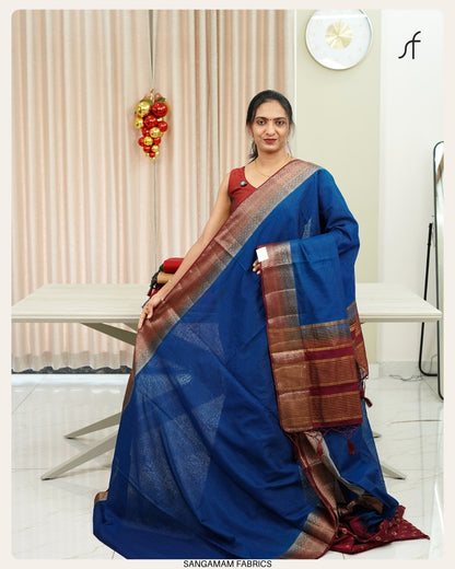 SEMI JUTE BANARASI SAREE