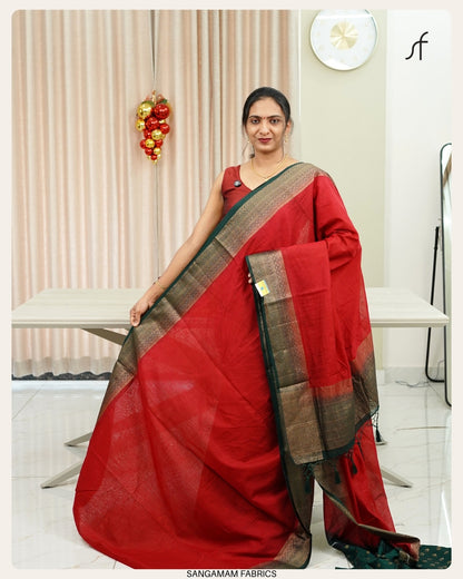 SEMI JUTE BANARASI SAREE