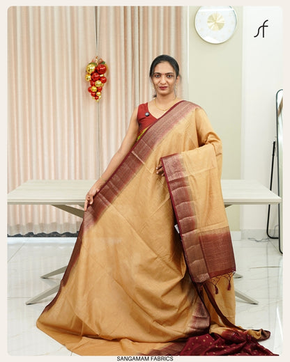 SEMI JUTE BANARASI SAREE