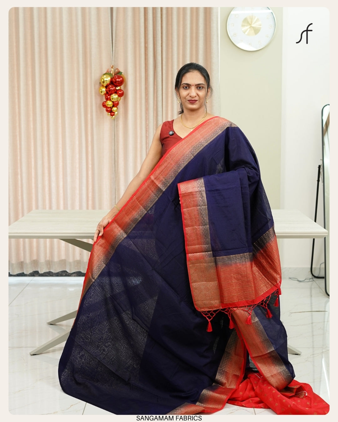 SEMI JUTE BANARASI SAREE