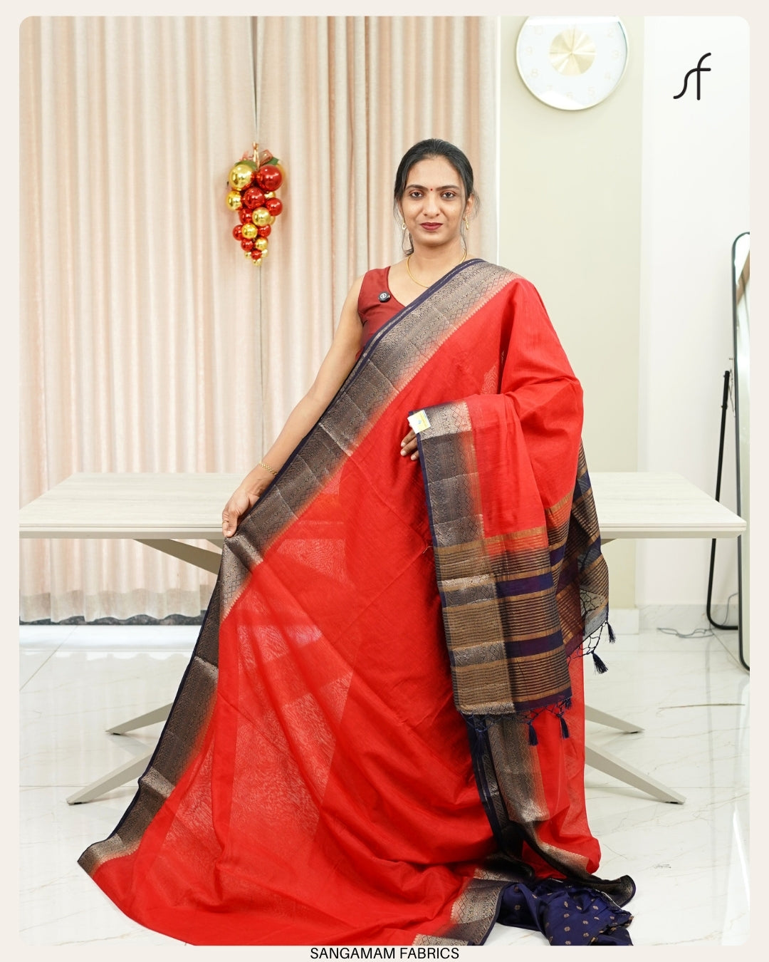 SEMI JUTE BANARASI SAREE