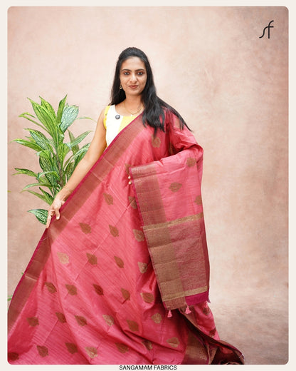 BANARASI TUSSAR SILK SAREE