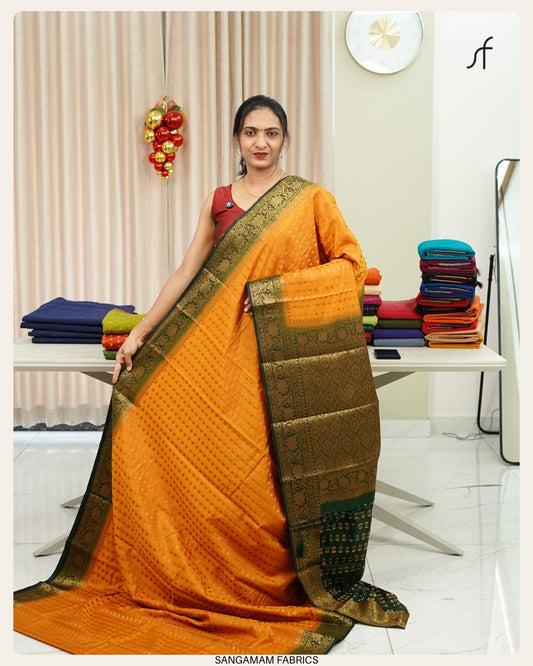 SEMI GEORGETTE BANARASI SAREE