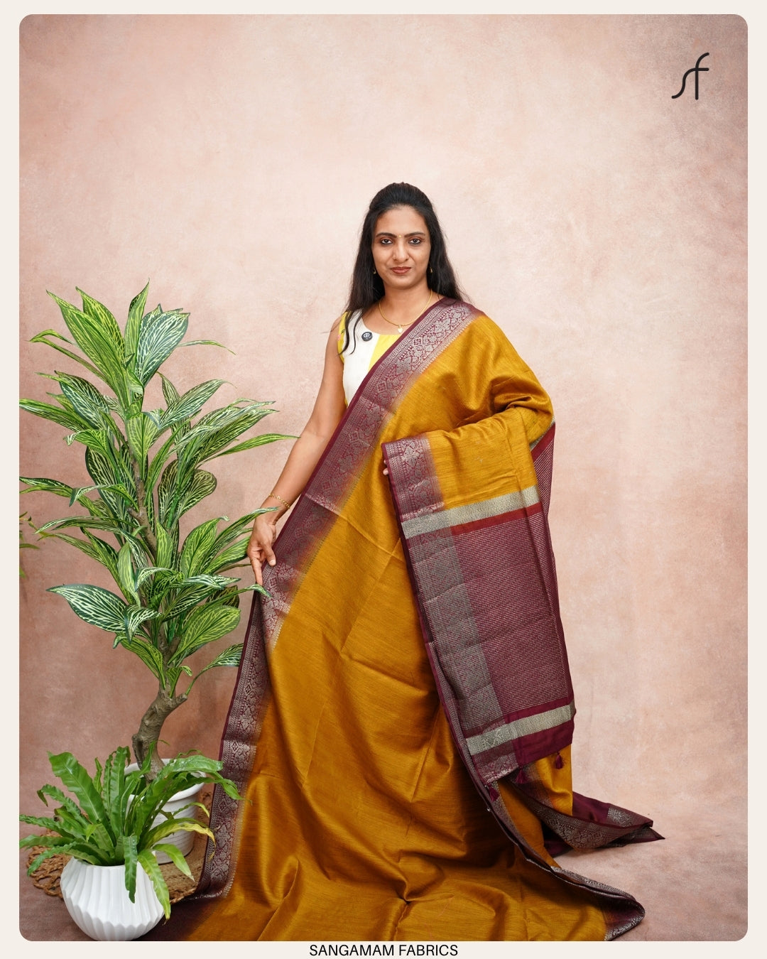 SEMI JUTE  BANARASI SAREE