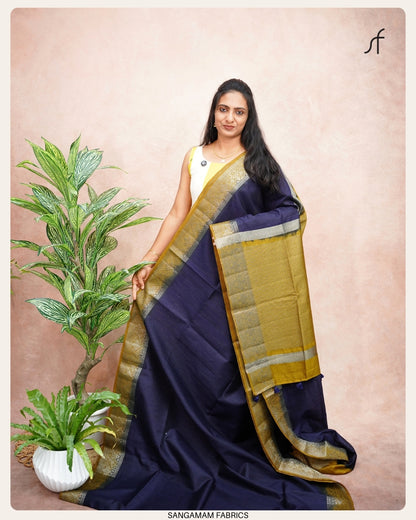 SEMI JUTE  BANARASI SAREE