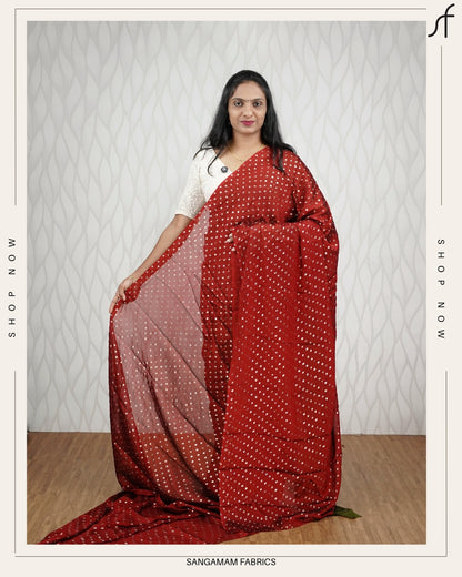 SILKY GEORGETTE SAREE