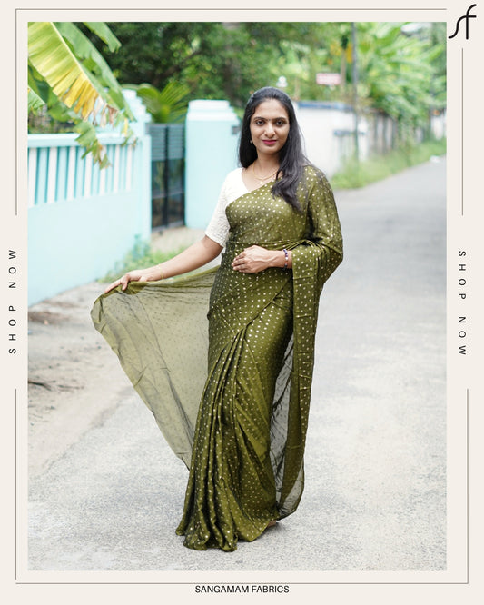 SILKY GEORGETTE SAREE