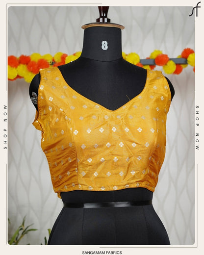 BANARASI BUTTA WOVEN TISSUE BLOUSE