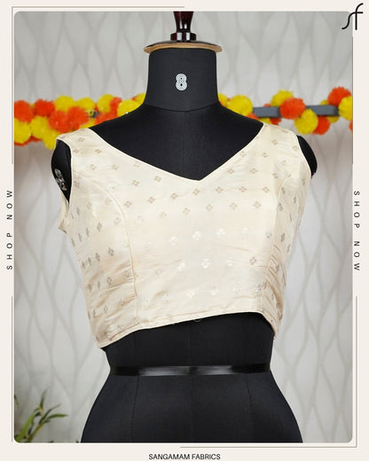 BANARASI BUTTA WOVEN TISSUE BLOUSE