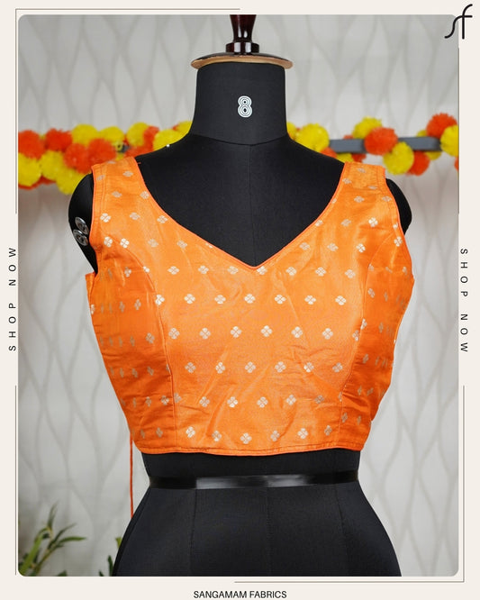 BANARASI BUTTA WOVEN TISSUE BLOUSE