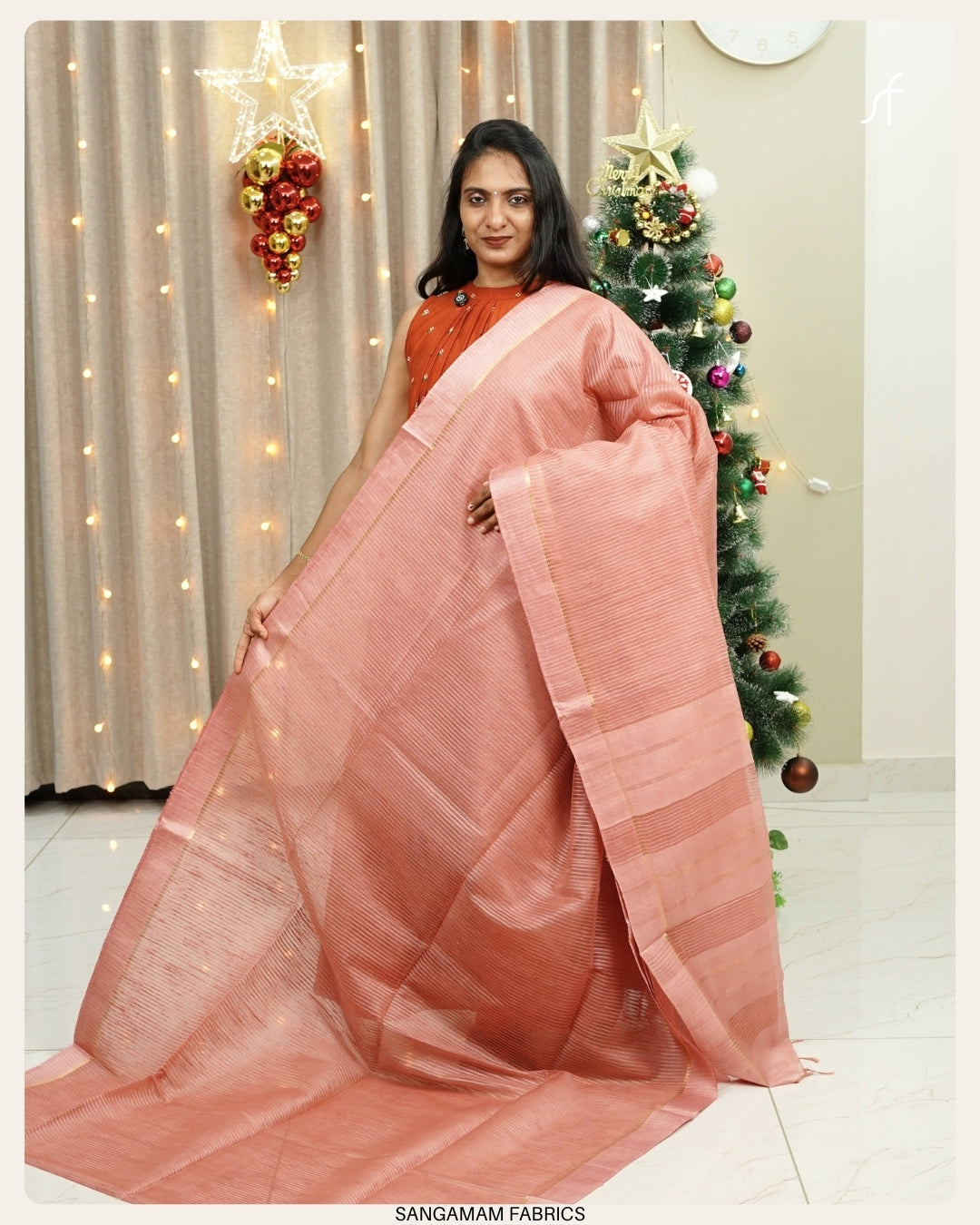 SEMI TUSSAR SILK SAREE