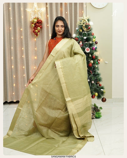 SEMI TUSSAR SILK SAREE