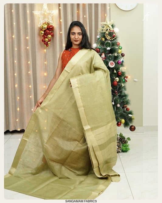 SEMI TUSSAR SILK SAREE