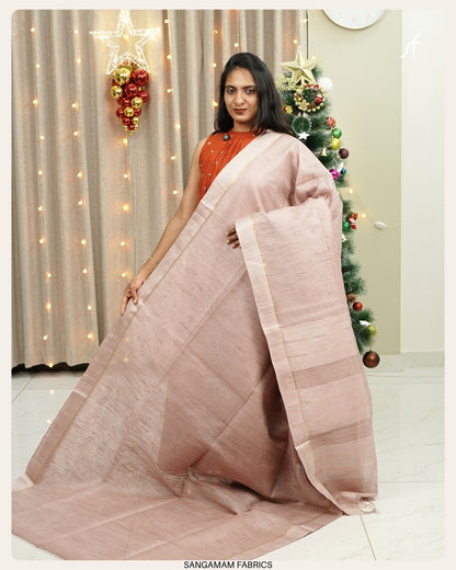 SEMI TUSSAR SILK SAREE