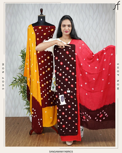 BANDHANI DETAILED SALWAR SUIT